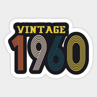 1960 vintage year Sticker